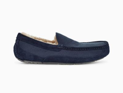 UGG Ascot Corduroy Slippers for Mens - Dark Blue India
